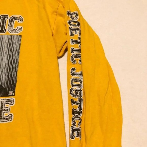 Tupac Shakur Poetic Justice Longsleeve Tshirt size Medium - Picture 7 of 16